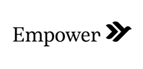 Word "Empower" points right; dark background.