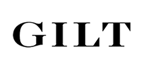Text "GILT" displays against a black background.