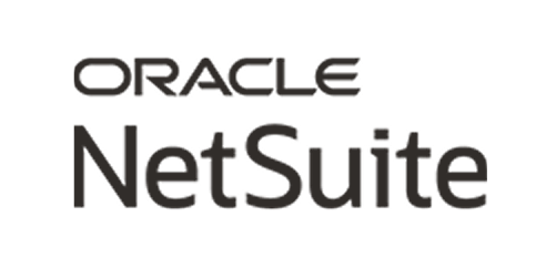 Logo displays "ORACLE NetSuite" in dark text on a black background.