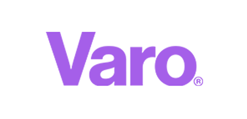Purple "Varo." text is displayed against a black background.